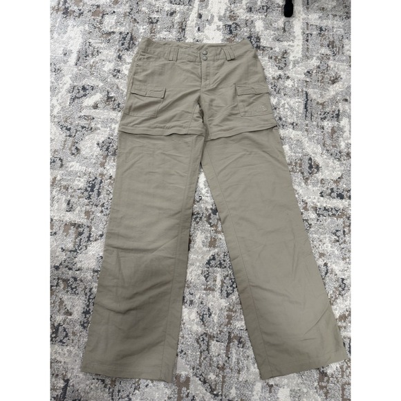 The North Face Pants - The North Face Womens Pants Size 8 Long Roll-Up Tab Relaxed Fit Tan Beige